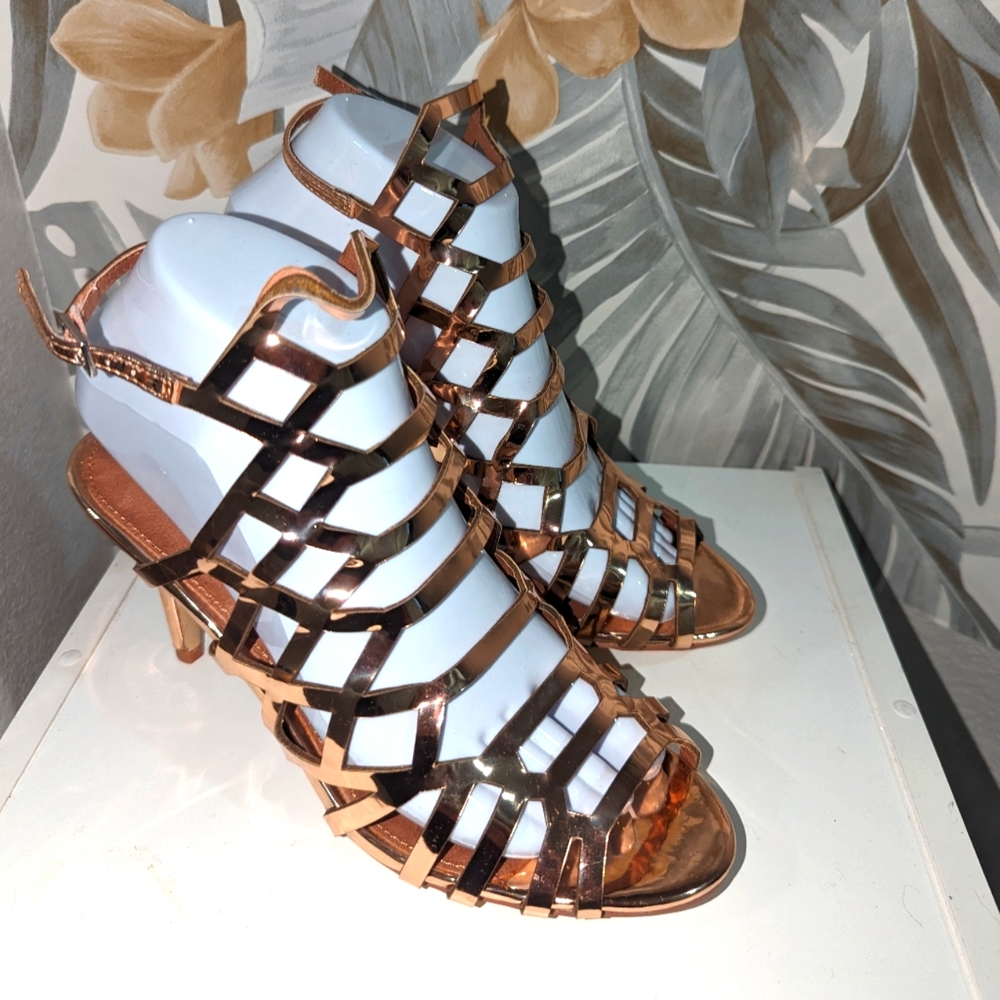 Gold sandals